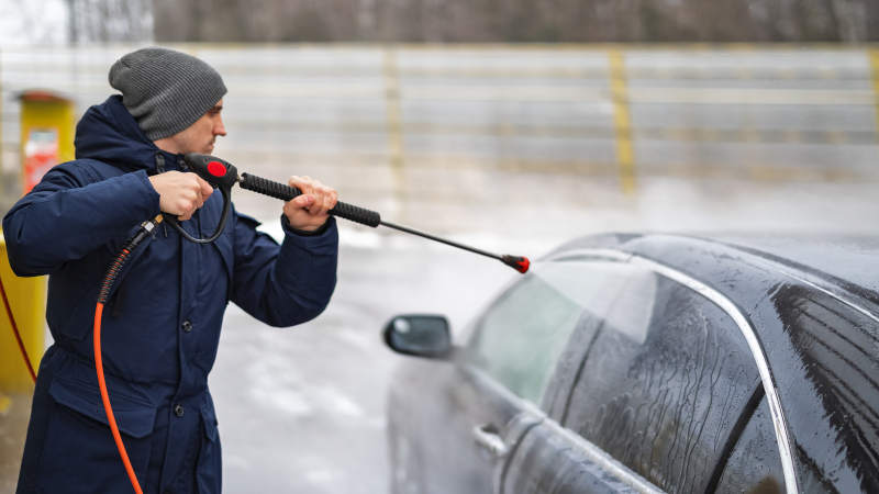 umývanie auta v zime